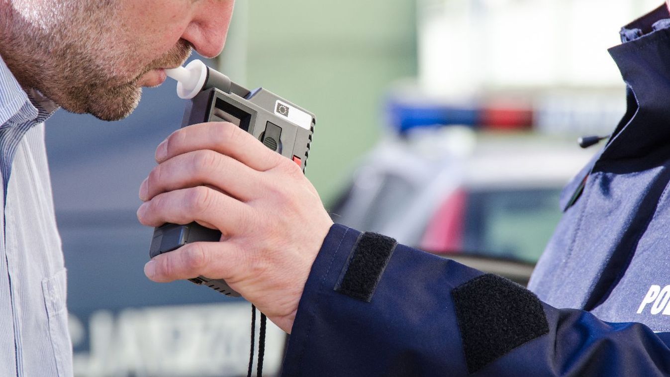 Jelzett az alkoholteszter a motoros ellenőrzésekor Zalakaroson