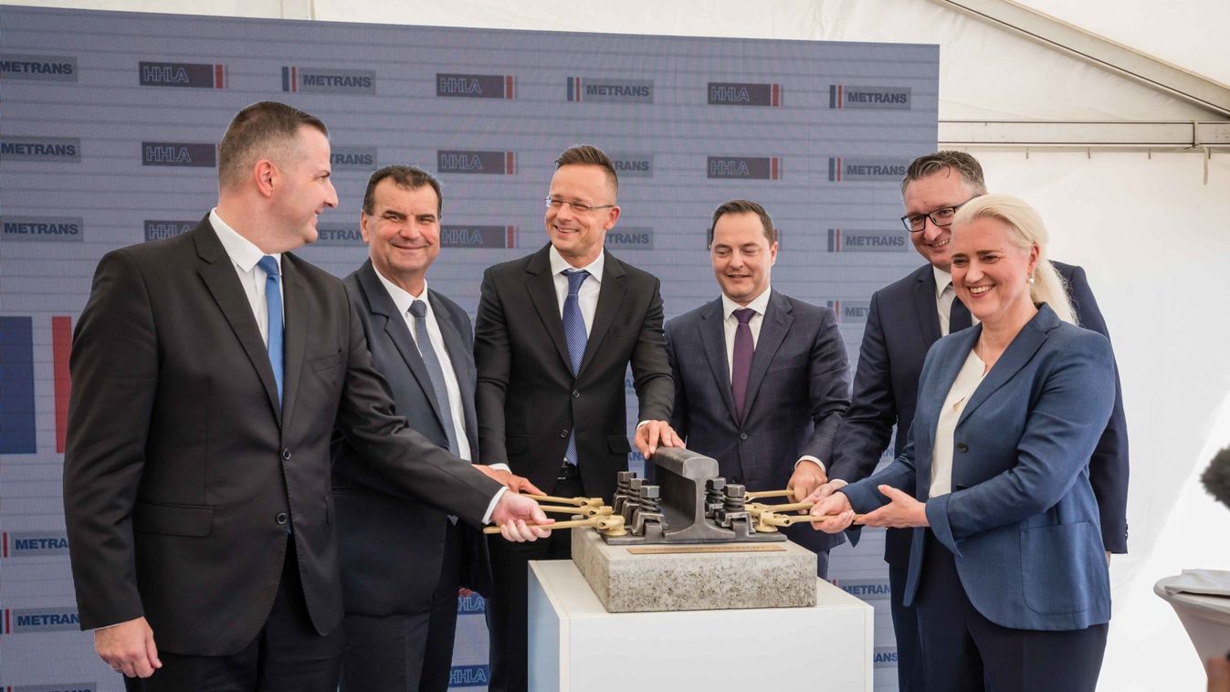 Letették a METRANS konténerterminál alapkövét