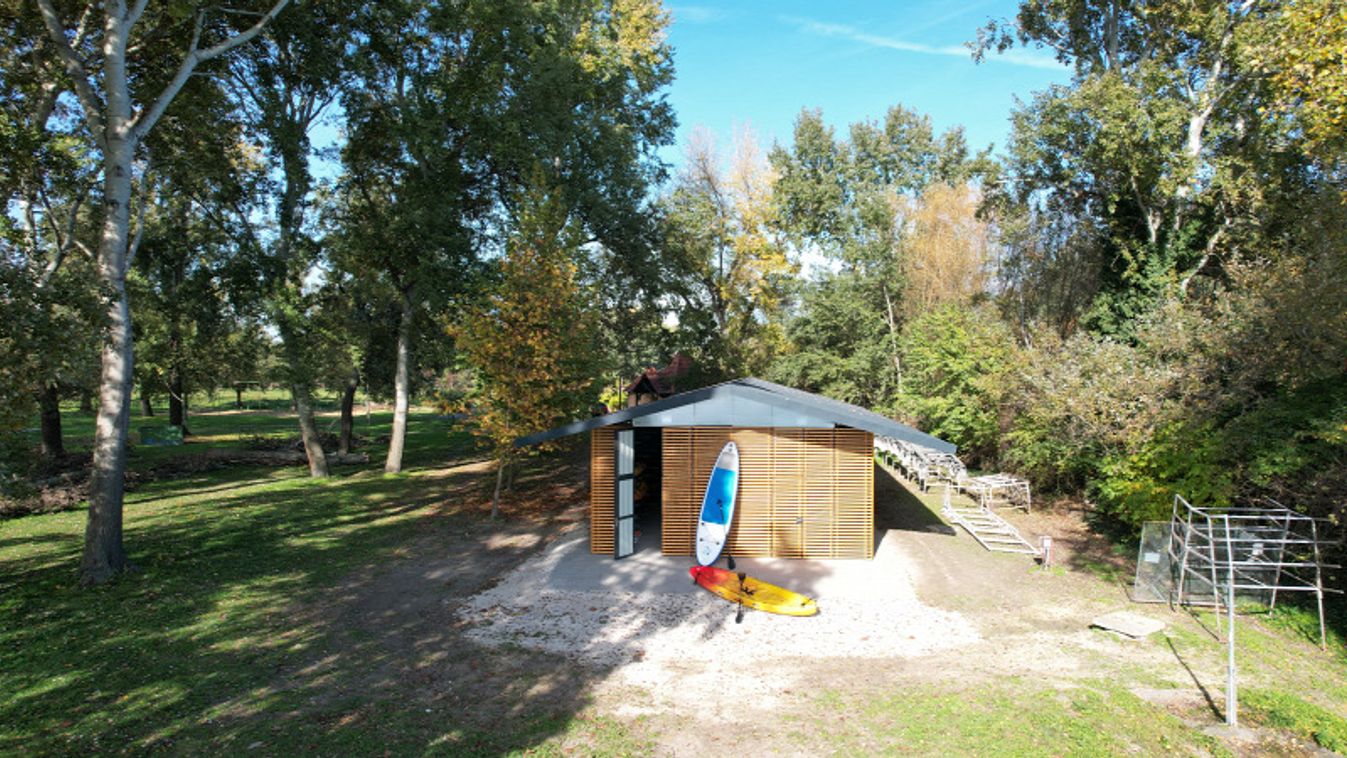 Vízitúraközpont épült a keszthelyi Libás strandon