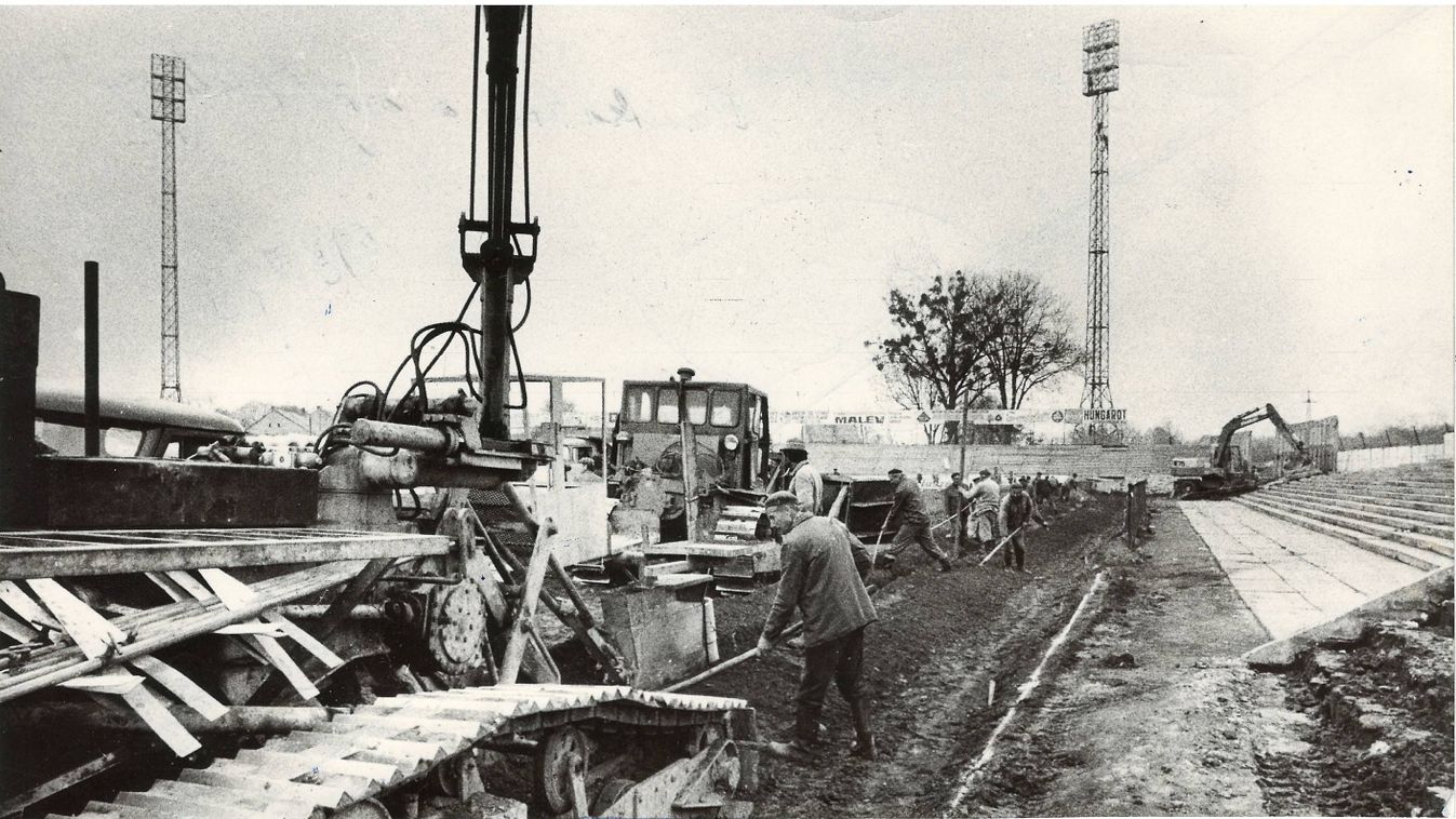 Az egyik legkorszerűbb magyar stadion avatása 1978-ban Zalaegerszegen