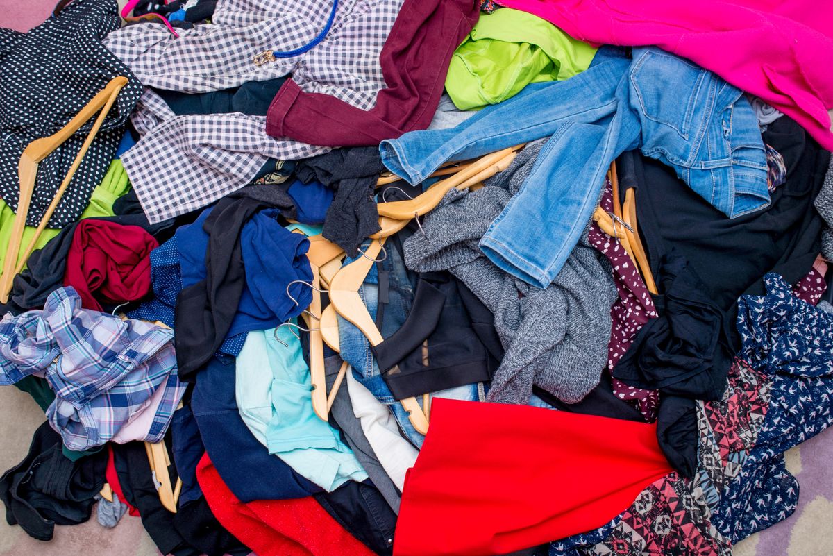 Pile,Of,Used,Clothes.,Second,Hand,For,Recycling