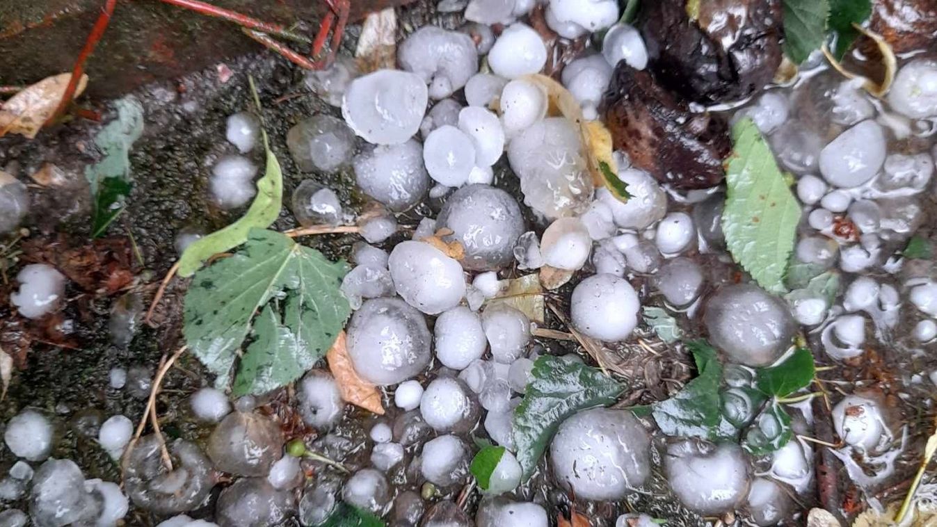 Nagyméretű jég pusztított Garaboncon és Zalakaroson is esett (videó)