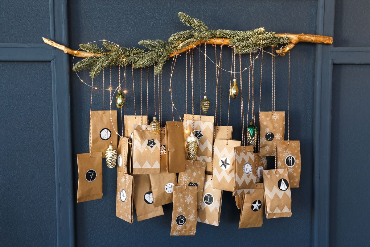 Christmas,Advent,Calendar,Hanging,On,The,Wall