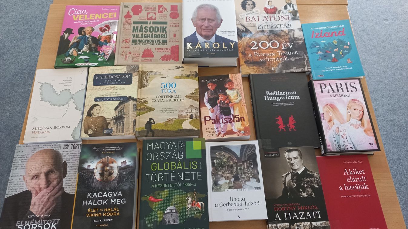 Történelmi tematikájú könyvek egy csokorban