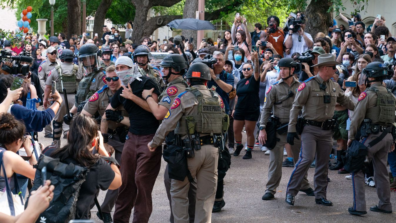 ZAOL – Többeket őrizetbe vettek a rendőrök Texasban az Izrael-ellenes egyetemi tüntetésen – frissül