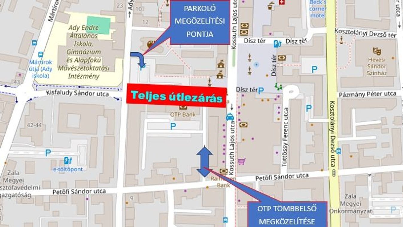 ZAOL – Megújul a zalaegerszegi Kisfaludy utca burkolata, valamint közművei egy szakaszon