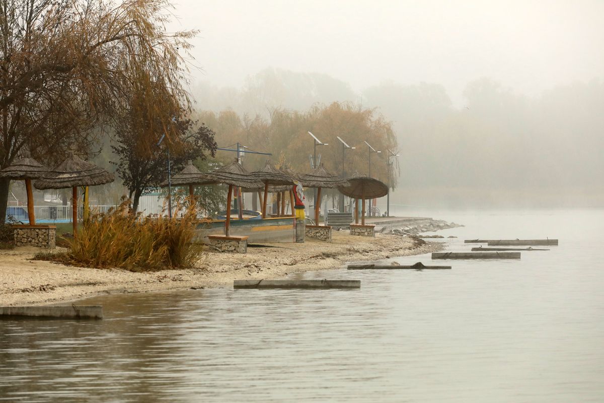 Ősz a Lido strandon