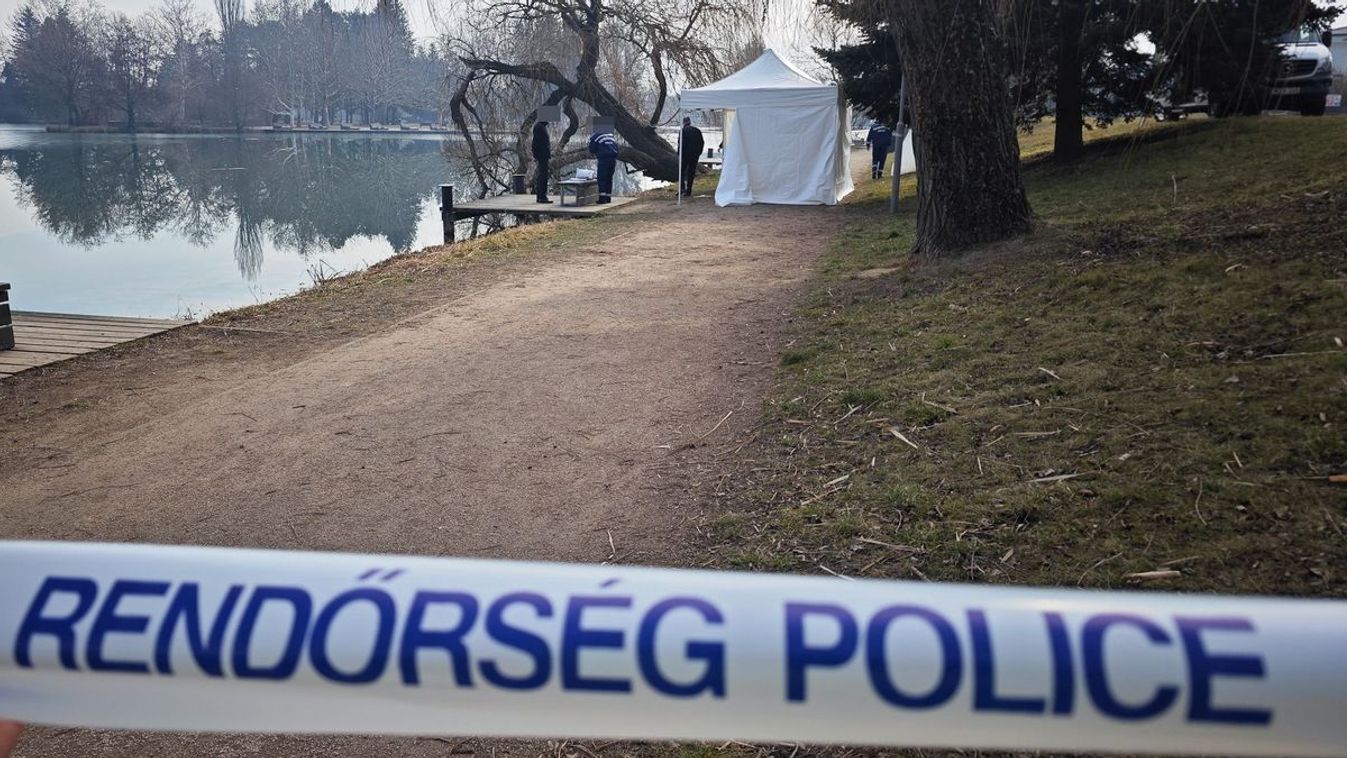 Holttest a szombathelyi Csónakázótóban