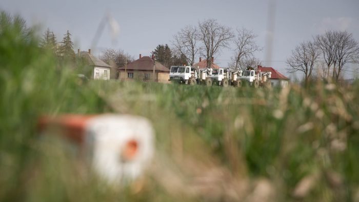 Szeizmikus mérés a ságodi tetőn