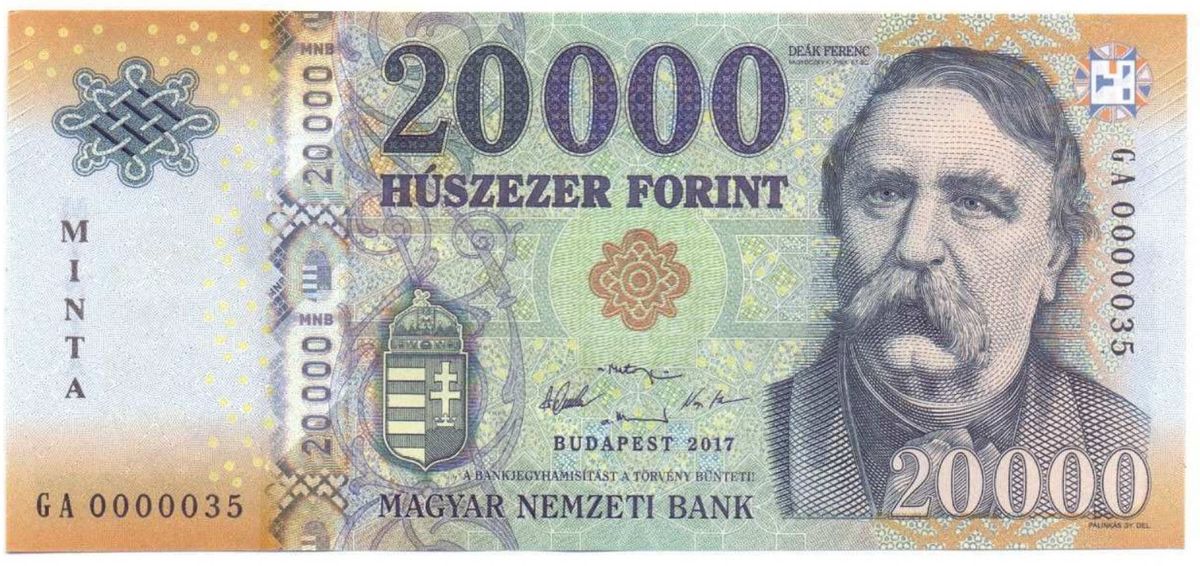 Ez a húszezres forintbankjegy többek között az alacsony sorszáma miatt ér több mint egy millió forintot
