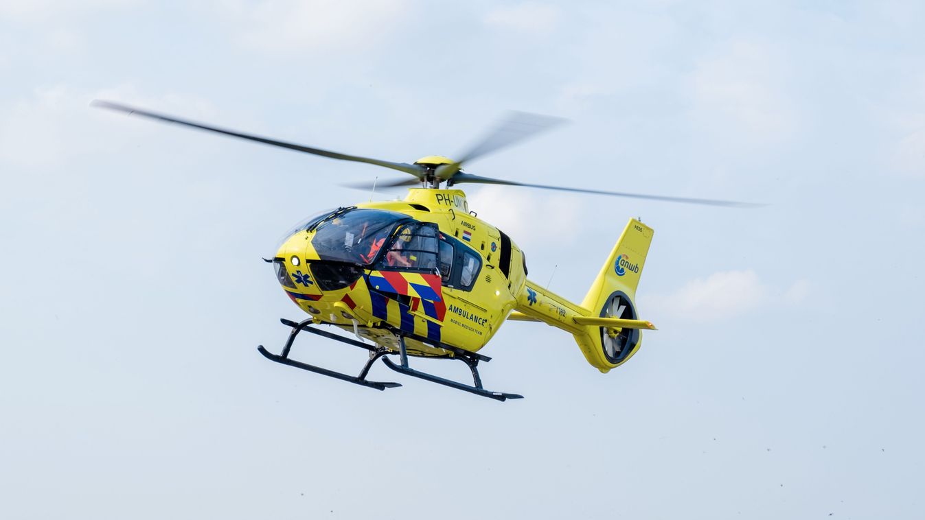 Mentőhelikopter is érkezett a helyszínre