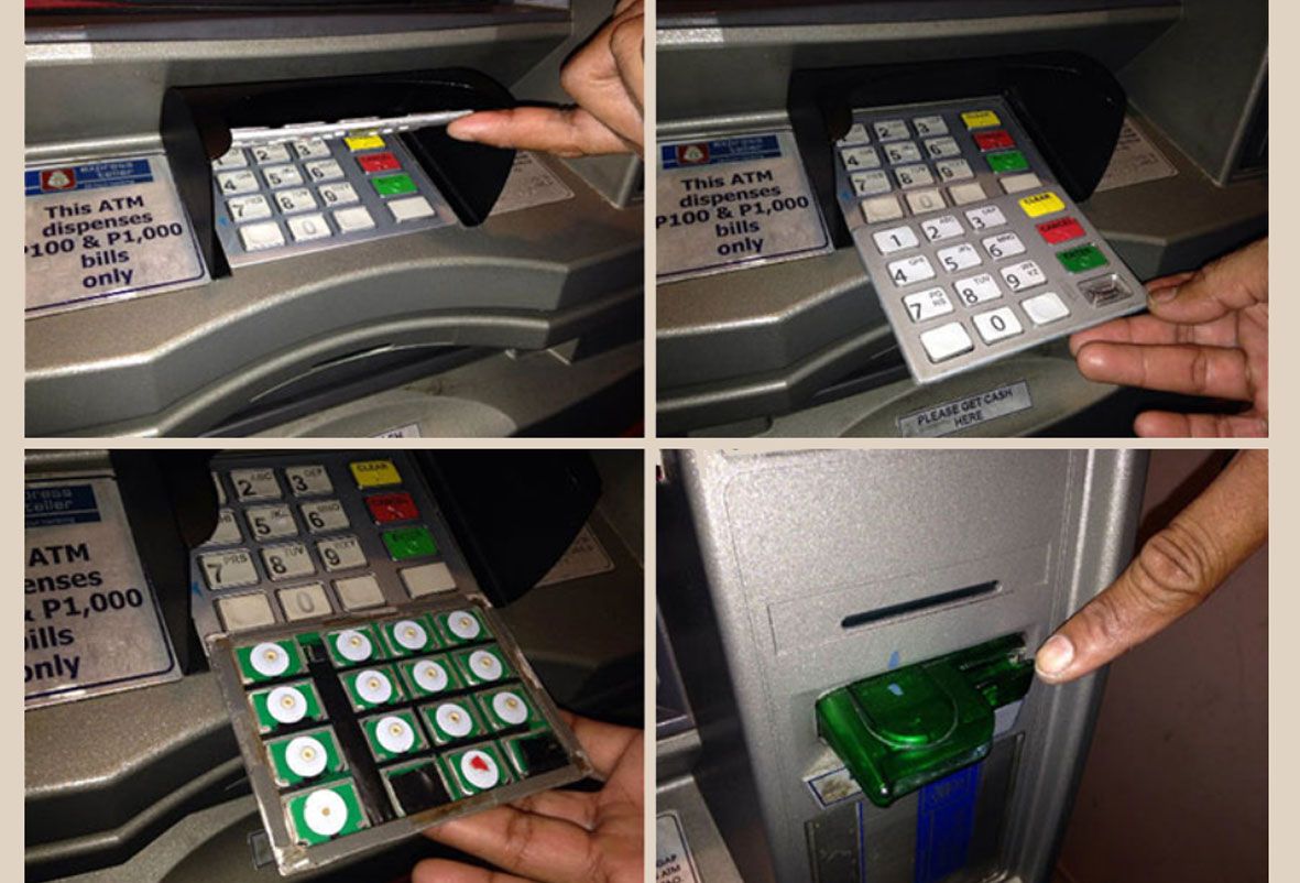 Adathalászok. Minden trükköt bevetnek az ATM-eknél. Képünkön kamu billentyűzet és kártyaolvasó