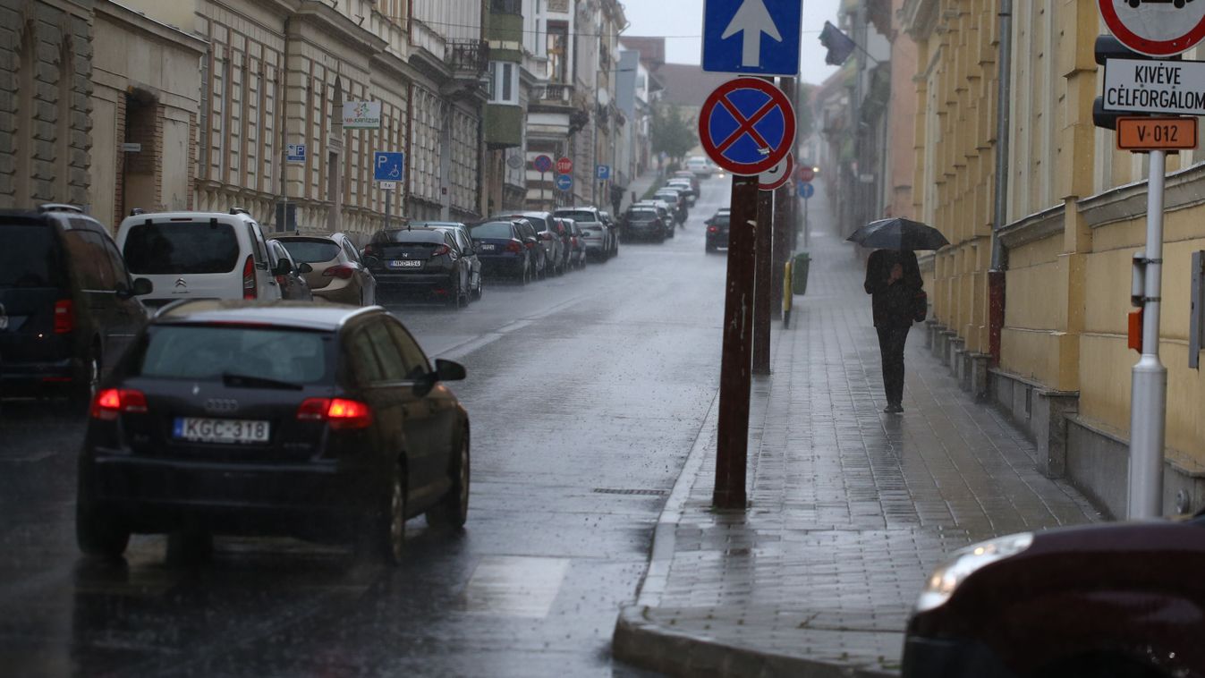 Brutális széllel és záporesővel csapott le a vihar Nagykanizsára (galéria, videó)