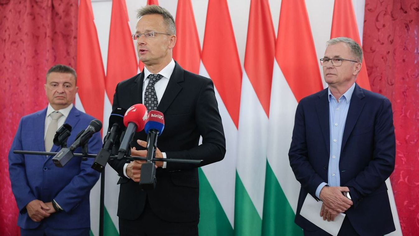 Szijjártó Péter: erős a gyanú, hogy a Tisza Párttal közösen zajlik az ukrán titkosszolgálati akció