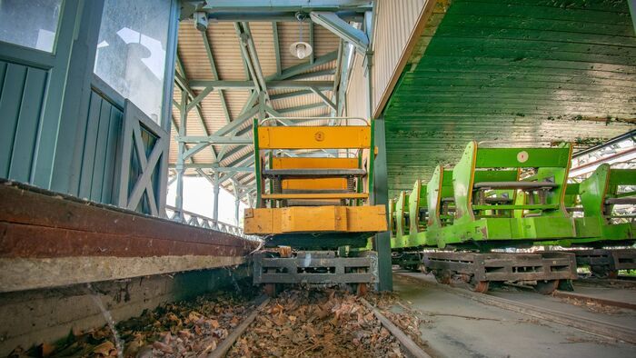 Urbex fotókon a hullámvasút