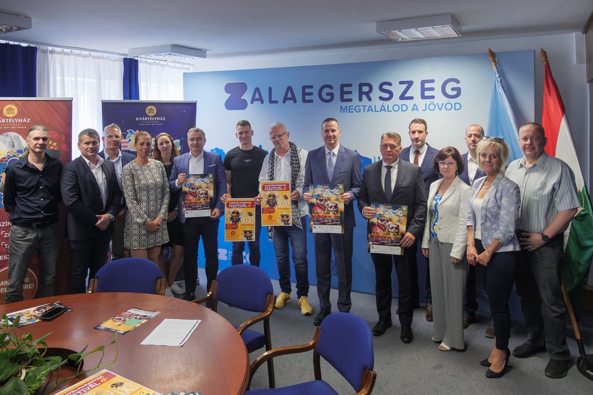 Az EgerszegFeszt szervezői a beharangozó sajtótájékoztatón