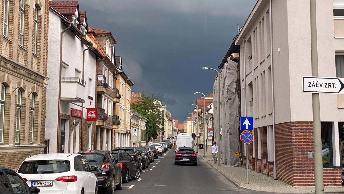 Brutális vihar közelített Zala felé, van, ahol már zuhog és jég esik