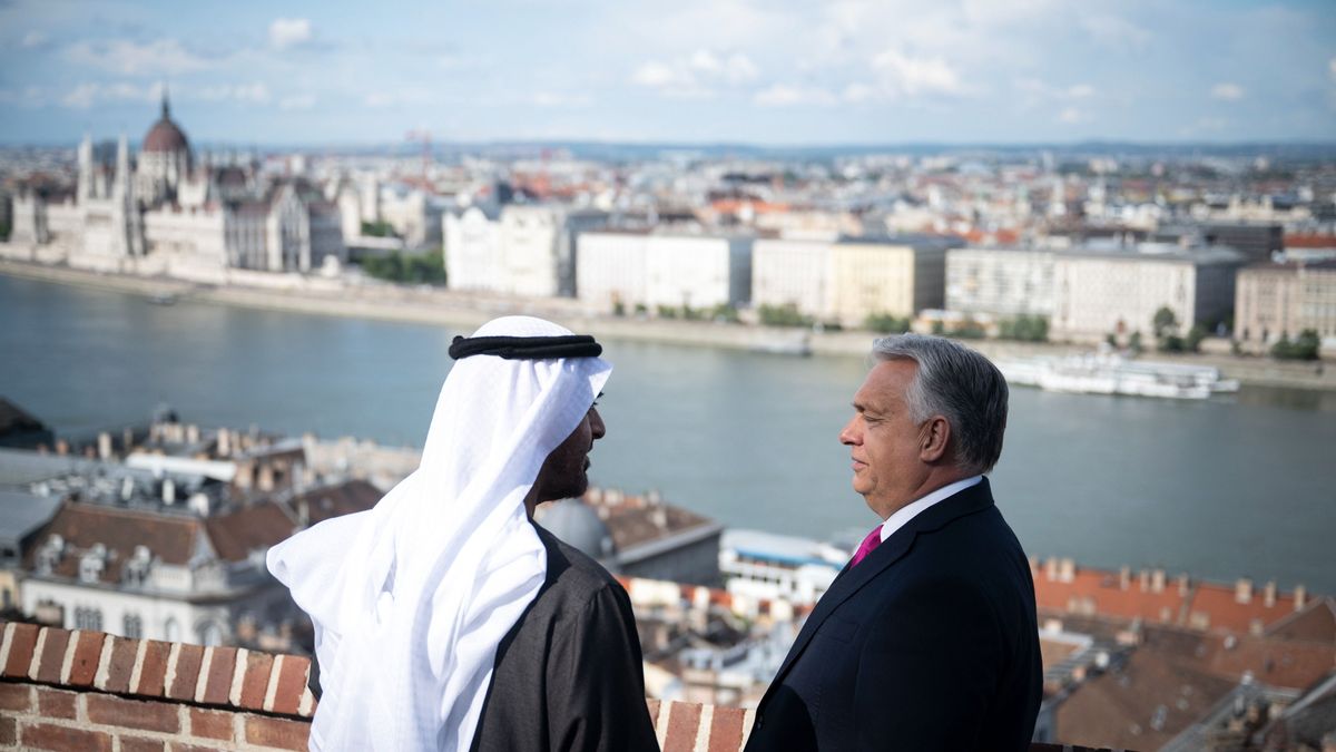 Orbán Viktor hivatalos látogatás keretében fogadta az Egyesült Arab Emírségek elnökét