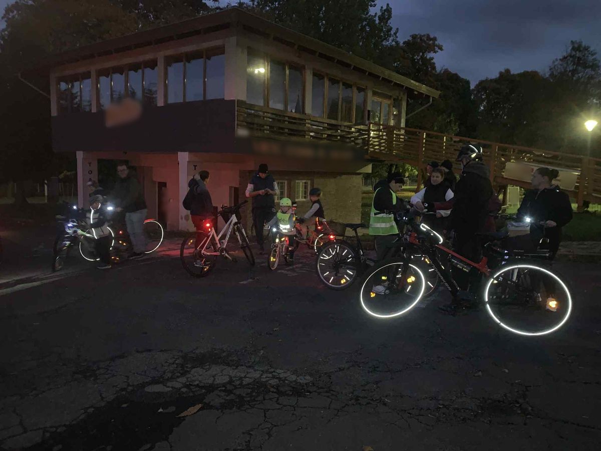 Biciklizés korlátozott látási viszonyok között 