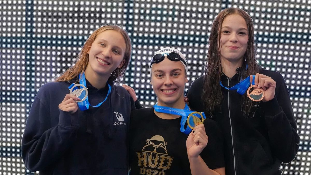 A keszthelyi Gergely Cecília bronzérmes a rövidpályás ob-n