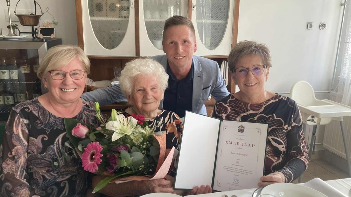 Hite és a Jóisten segítségével jutott el 90. életévéig – Őt köszöntötték Vasboldogasszonyban