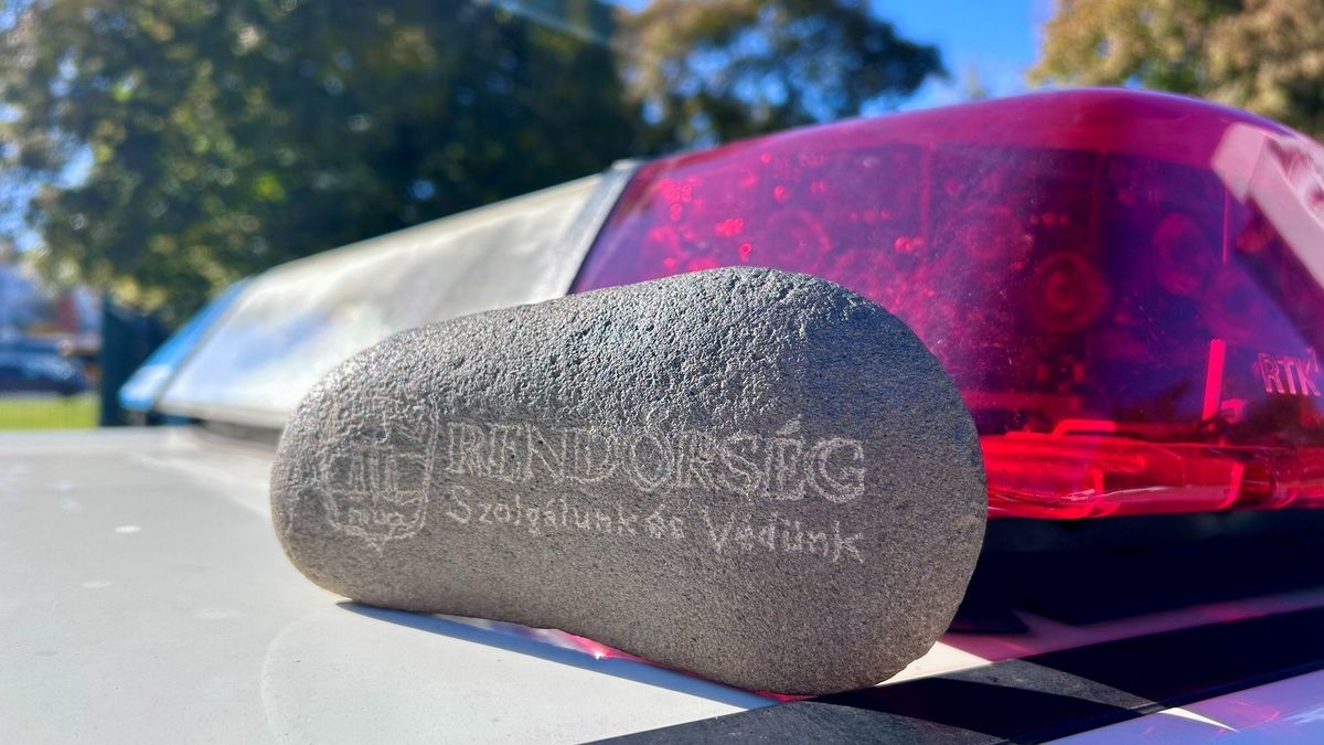 Meglepő ajándék: egy olasz állatorvos kőbe véste a rendőrség nevét