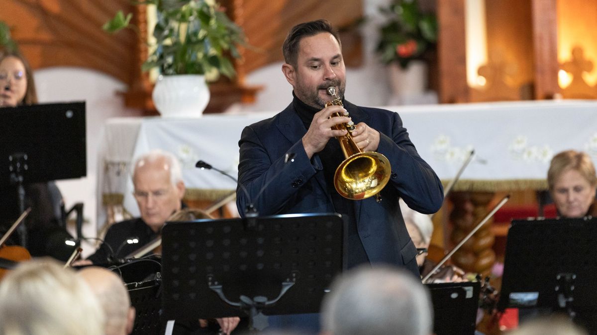 Világhírű trombitaművész lépett fel a zalai zenekarral (galéria)