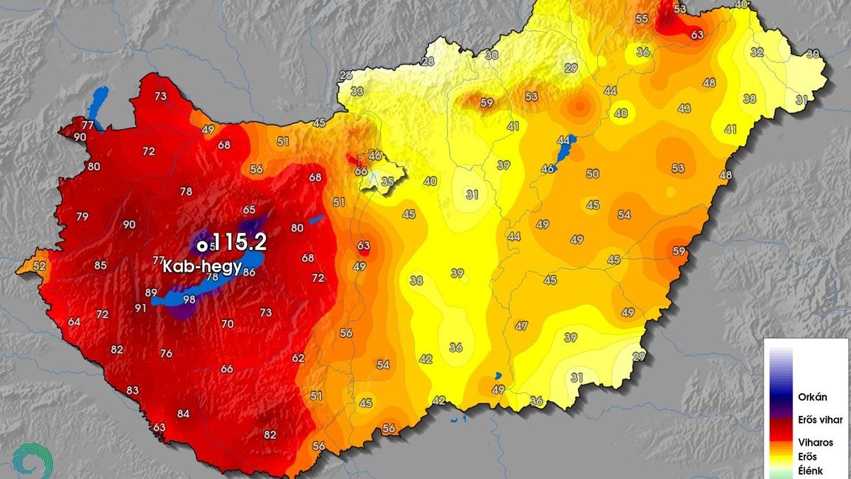 Repültek a tetőcserepek? Több zalai település is a legszelesebb toplistán!