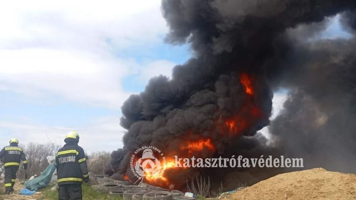Kigyulladt egy zalai hulladéklerakó – Négy város tűzoltói fékezték meg a lángokat