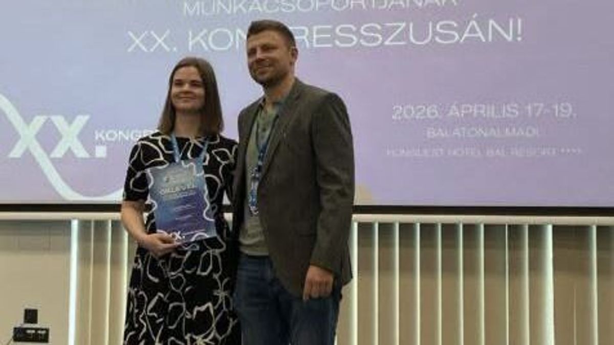 Ritka diagnózis, nagy siker – első díjat nyert a fiatal zalaegerszegi orvos