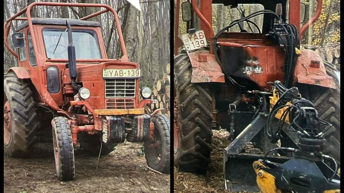 Lenyúltak egy traktort – Ha valaki látta vagy tud róla, jelentkezzen! Az infó 200 ezret ér...