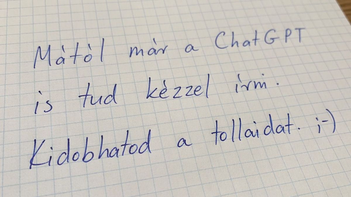 Már a kézírásodat is lemásolja az AI, zalai szakértő figyelmeztet