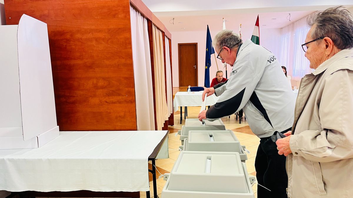 Fél nap alatt megmozdult Zalaszentiván – többször is kisebb sorok alakultak ki a szavazókörben