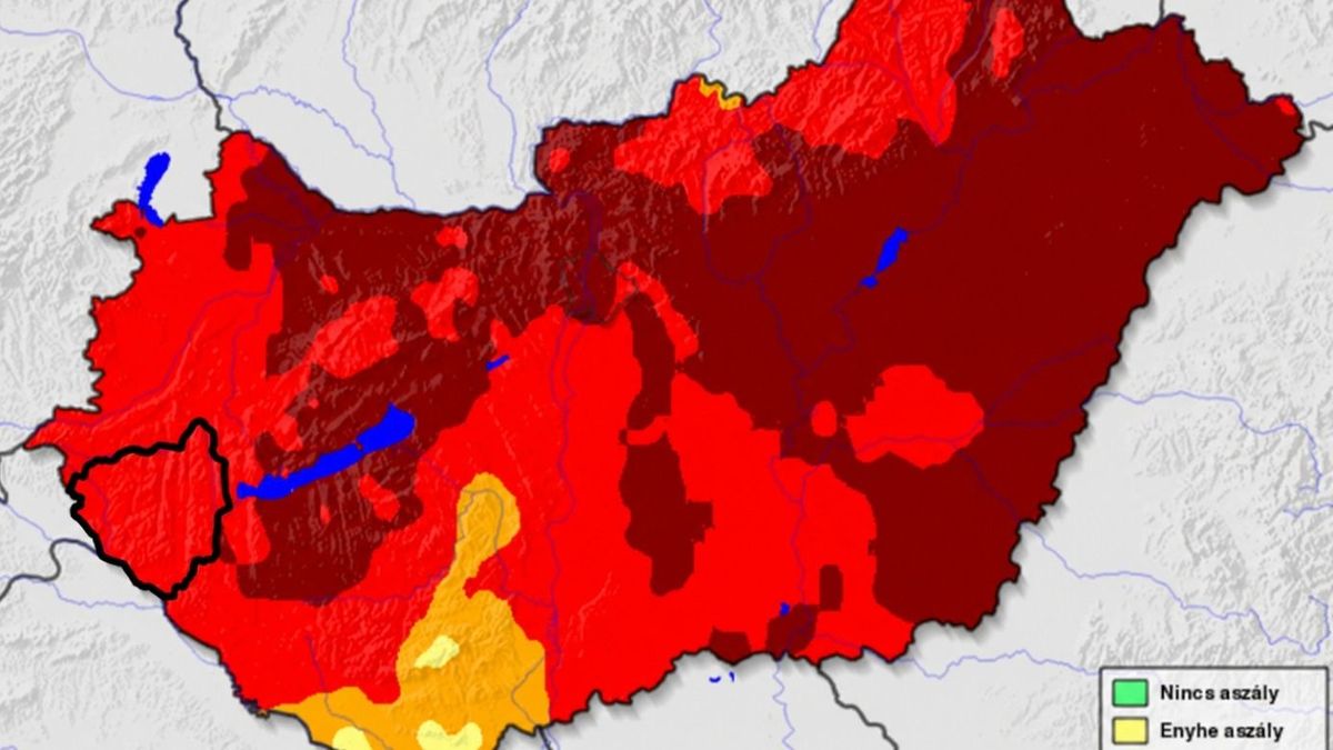 Súlyos aszály sújtja Zalát is – már a Balaton vízszintjén is látszik, mekkora a baj