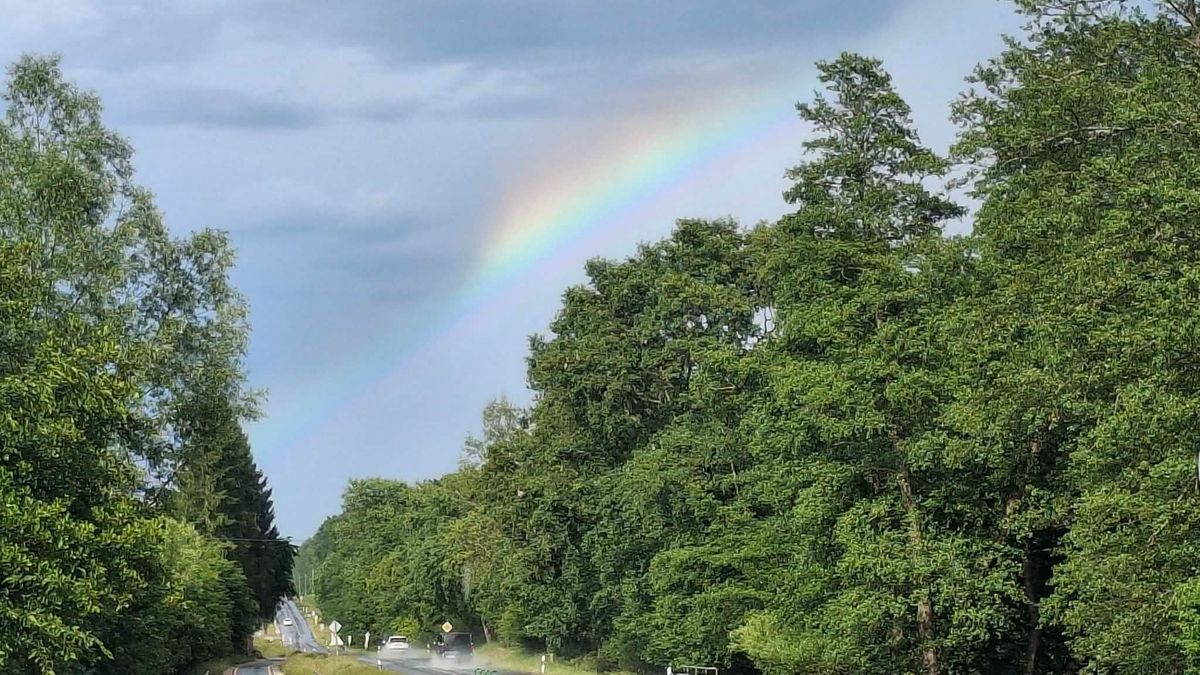Öt perc eső után ilyen csoda jelent meg a zalai égbolton