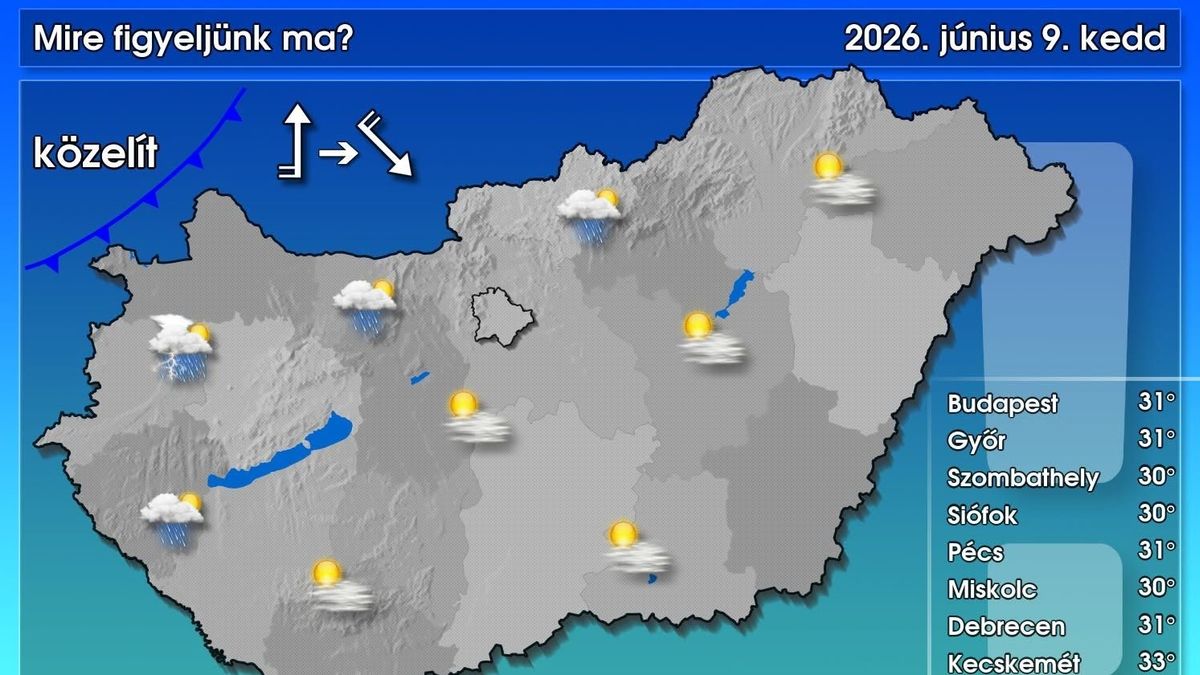 Elsőfokú riasztást adtak ki Zalára! Mutatjuk, mikor érkezhet