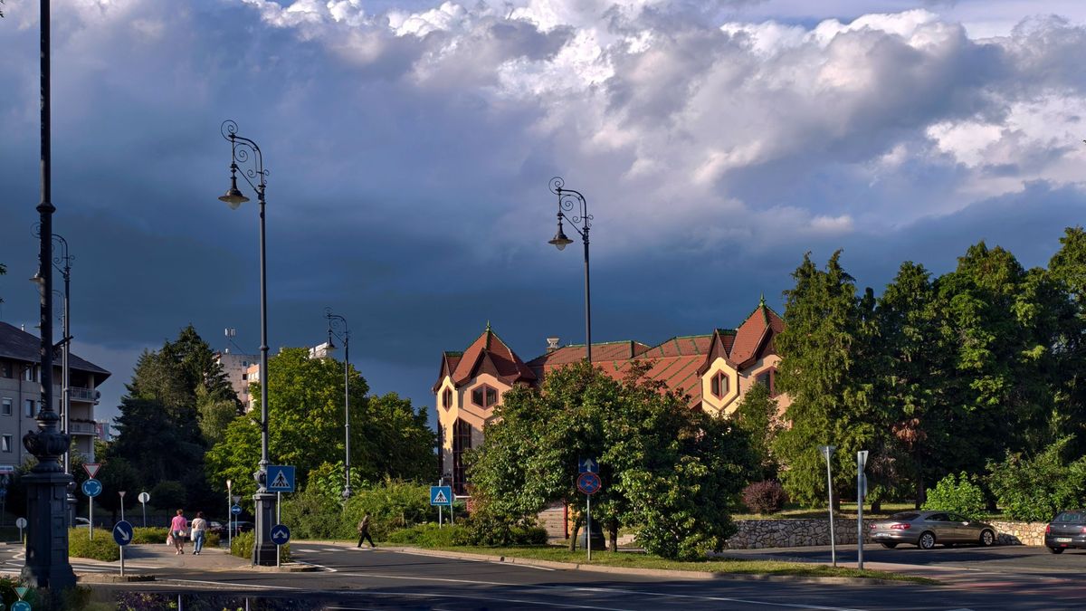 A vihar elkerülte Nagykanizsát, de az égbolt még így is látványos volt - olvasói fotó