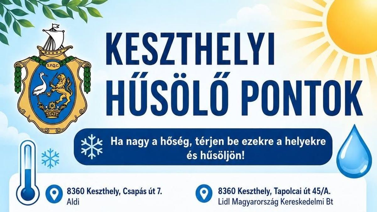 Menekülnél a kánikula elől? – Ezeken a helyeken hűsölhetsz Keszthelyen!