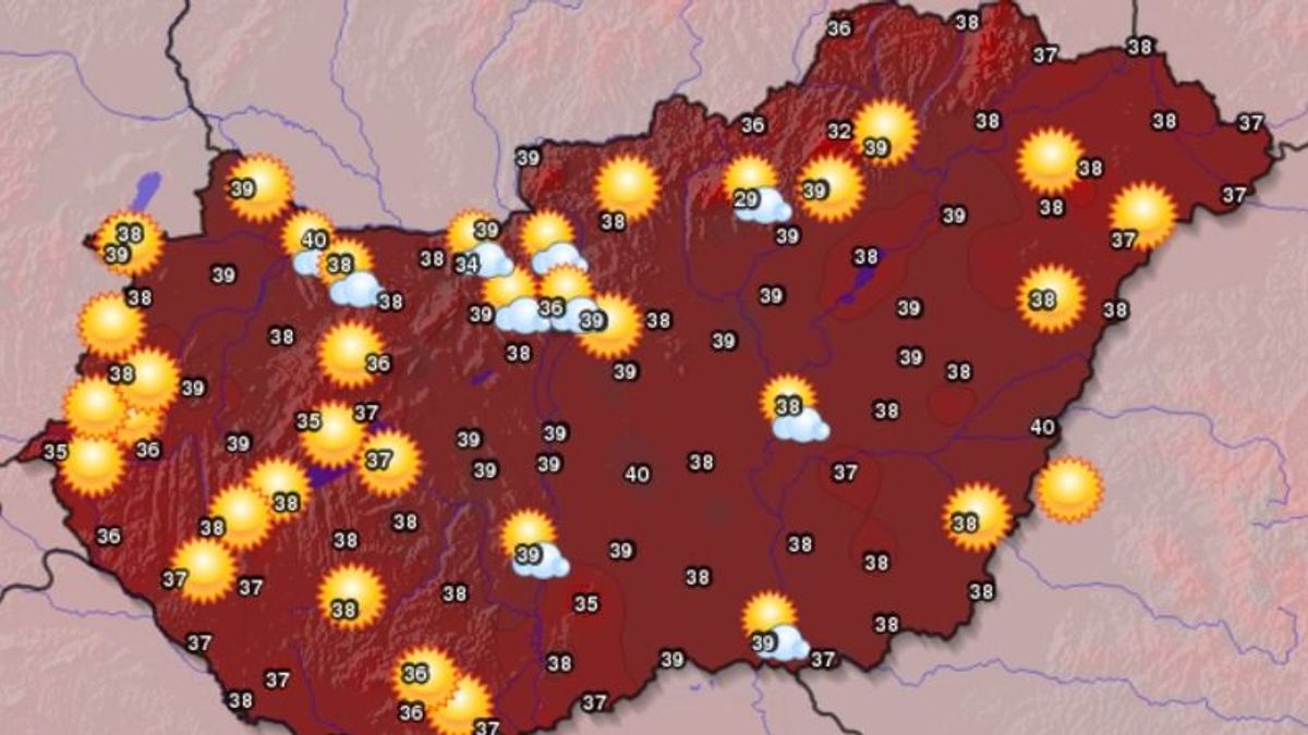 Péntekig meghosszabbították a harmadfokú hőségriasztást – 42 fok közeleg térségünkben is