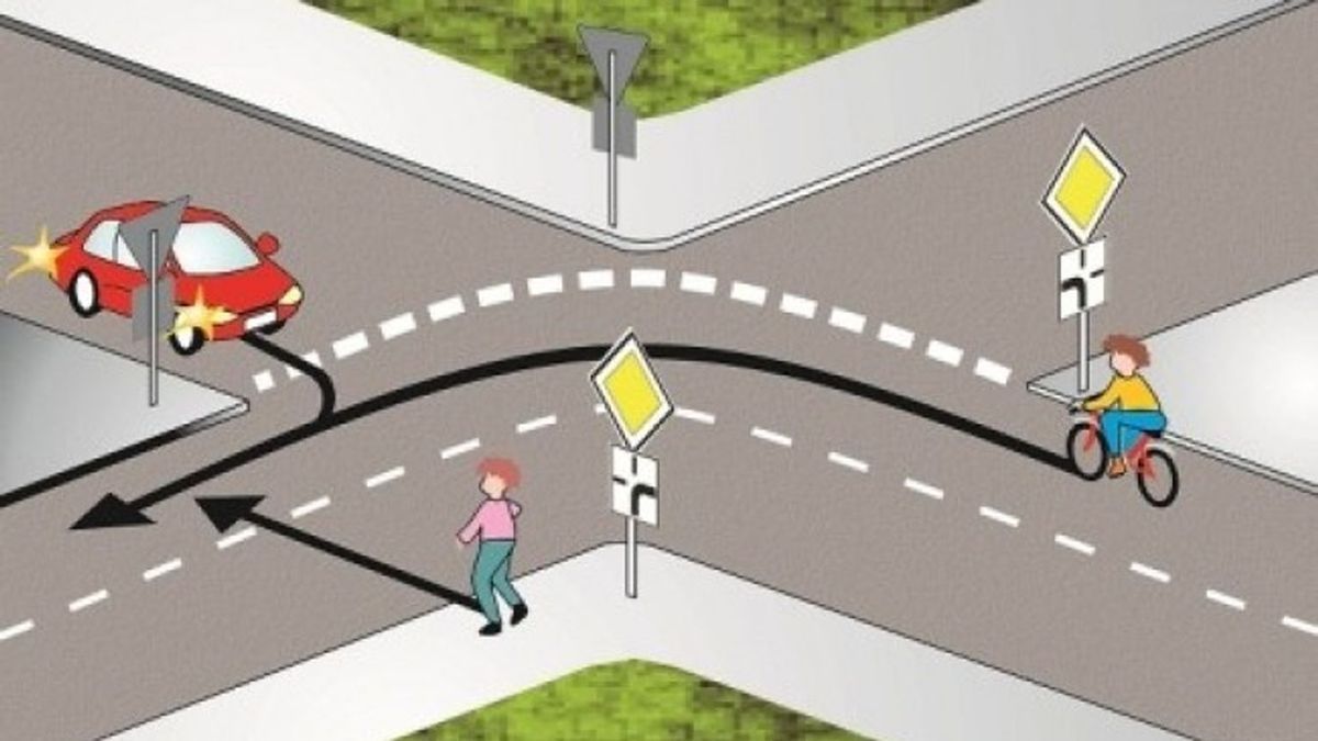 Beugratós KRESZ-teszt: te vajon tudod, ki mehet át elsőként?