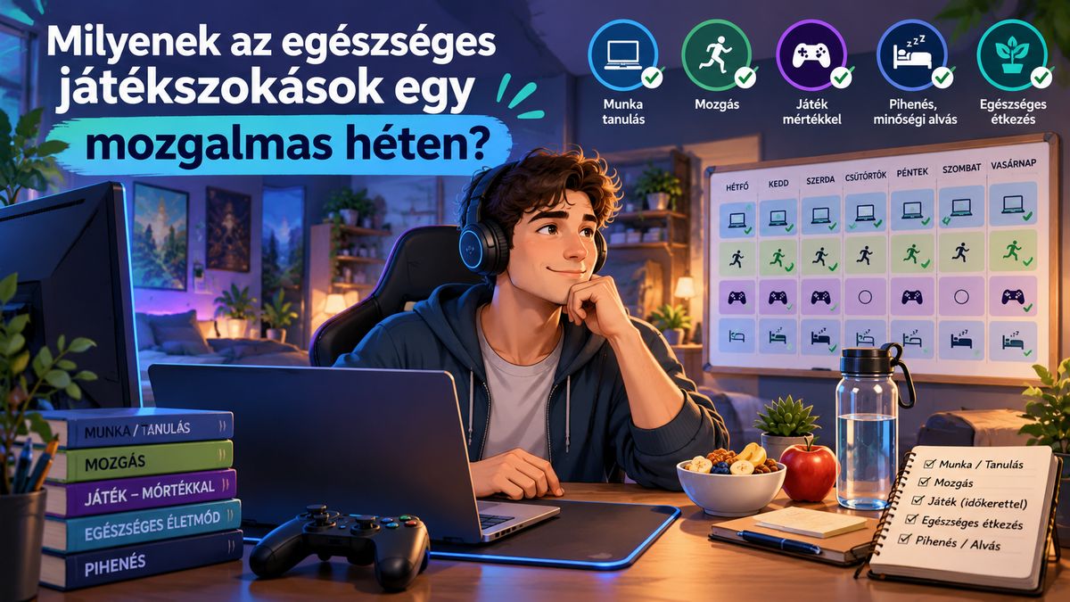 Milyenek az egészséges játékszokások egy mozgalmas héten?