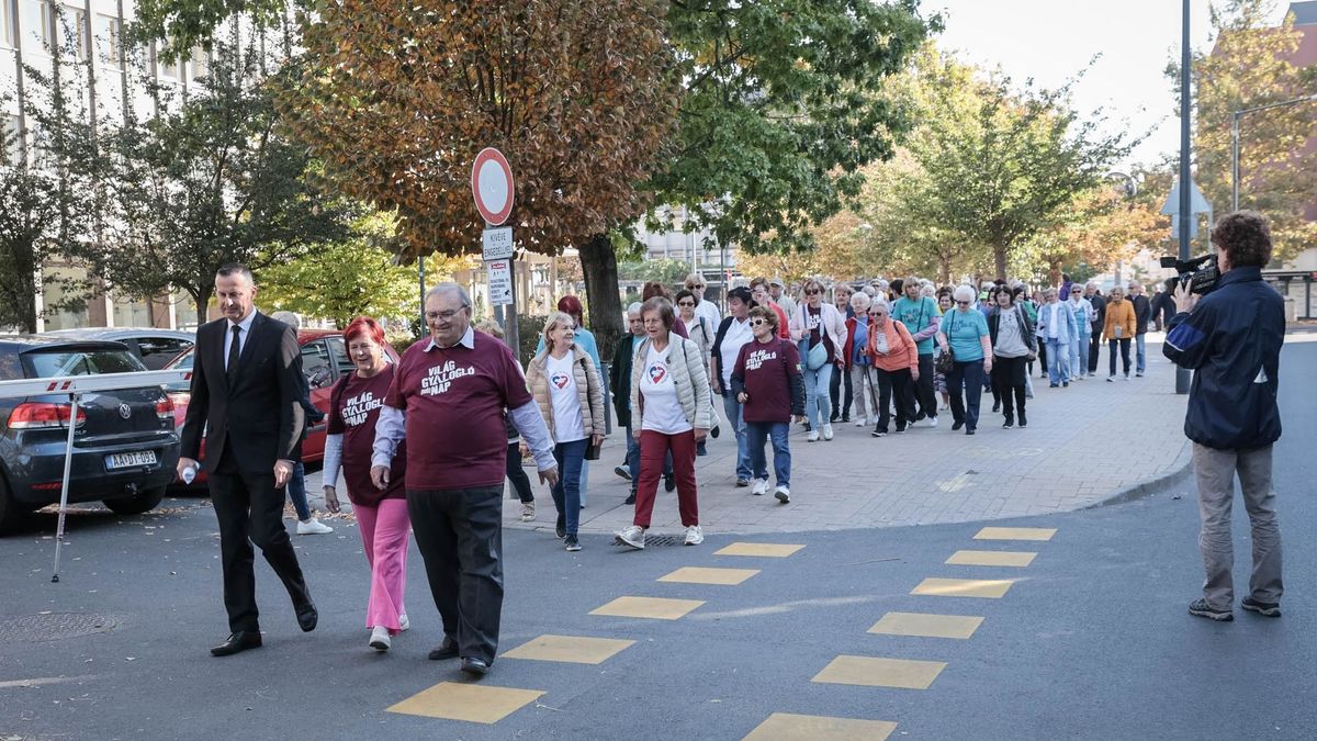 Gyaloglás világnapja Zalaegerszegen: idén is emléktúrával ünnepeltek az idősek (galéria)