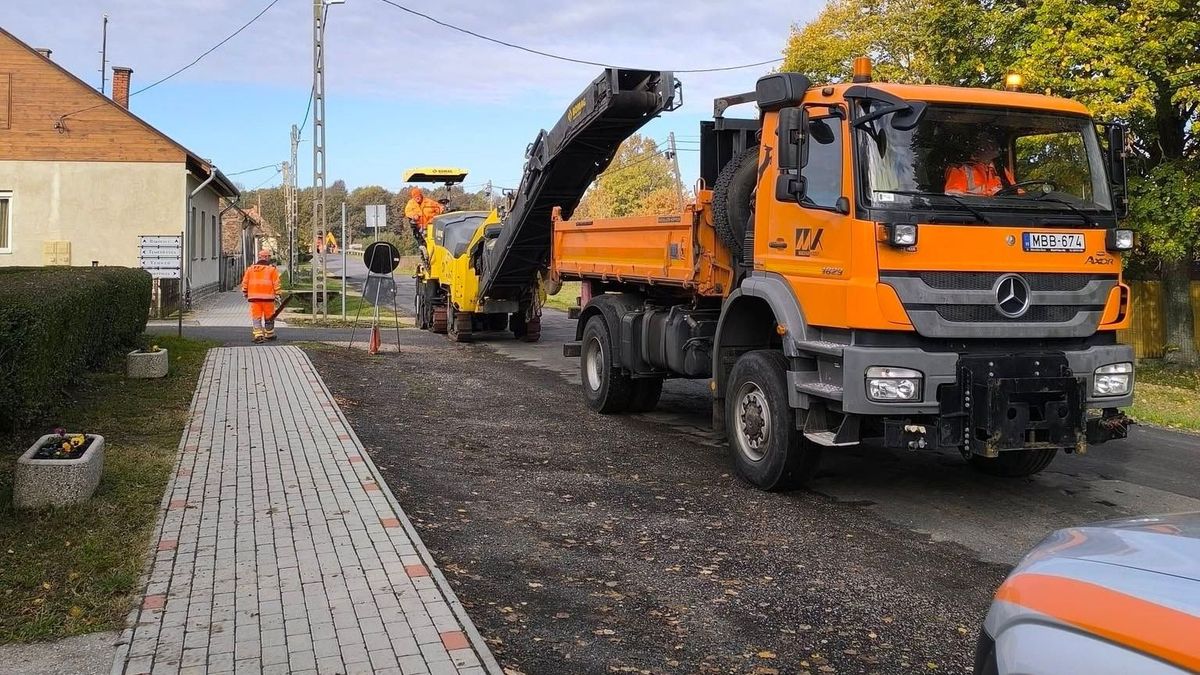 Autósok figyelem! Aszfaltozás miatt korlátozzák a forgalmat a két zalai falu között