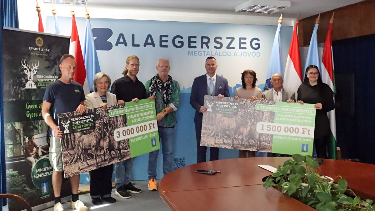 Kutyák és mentett állatok kapták az idei jótékonysági vadfőzés támogatását Zalaegerszegen